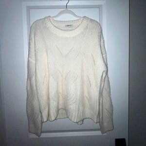 Madewell White Sweater